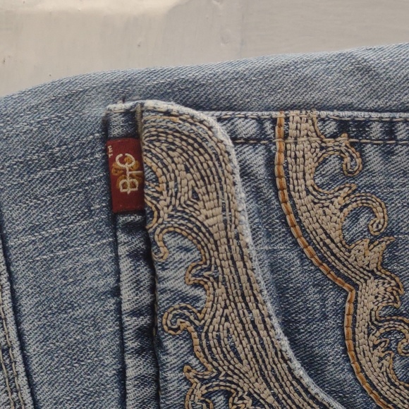 BootHeel Trading Co jeans Size 29/6 blue Fairfax Relaxed Capri - Picture 7 of 12